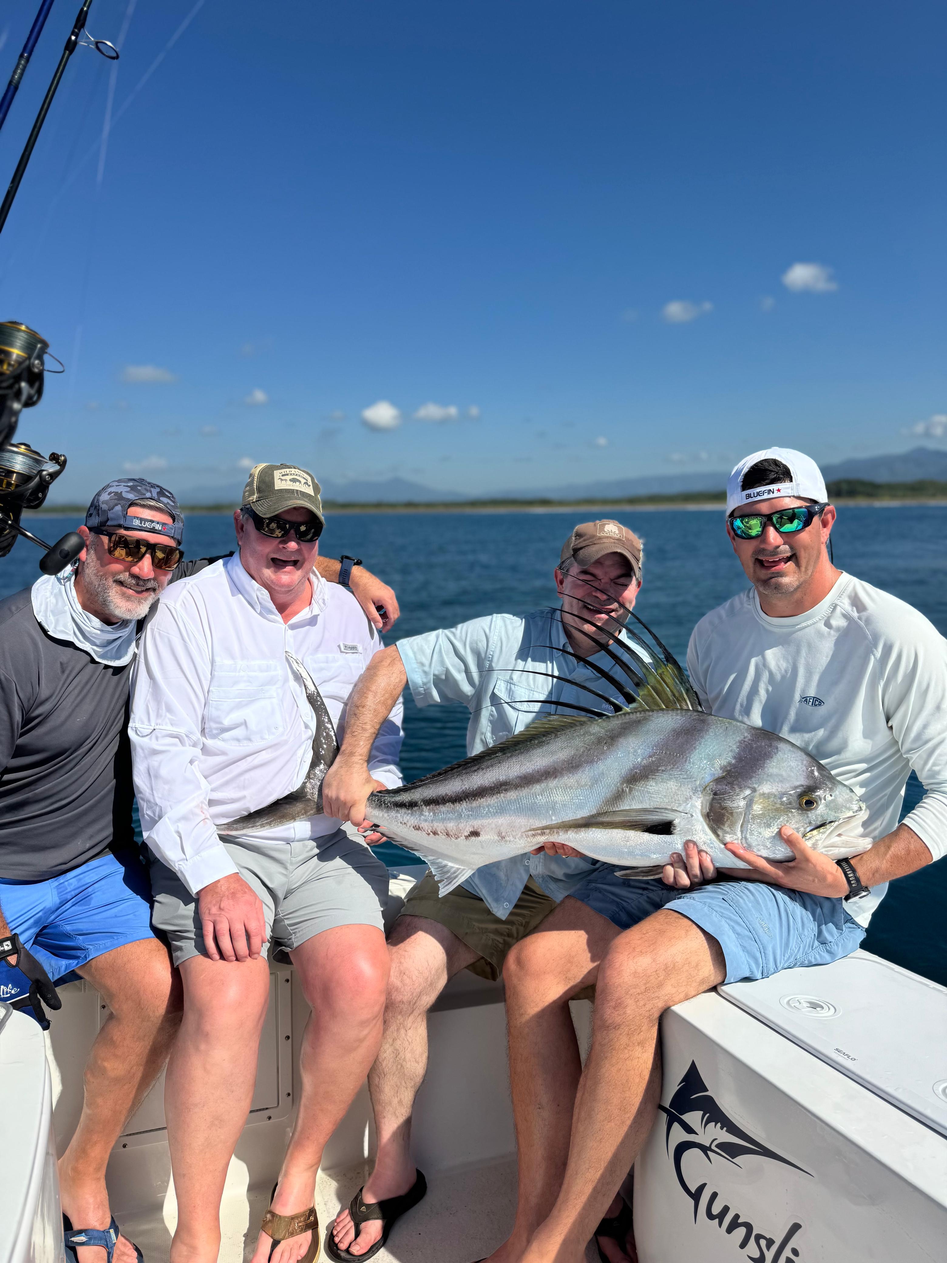 Group Roosterfish Catch